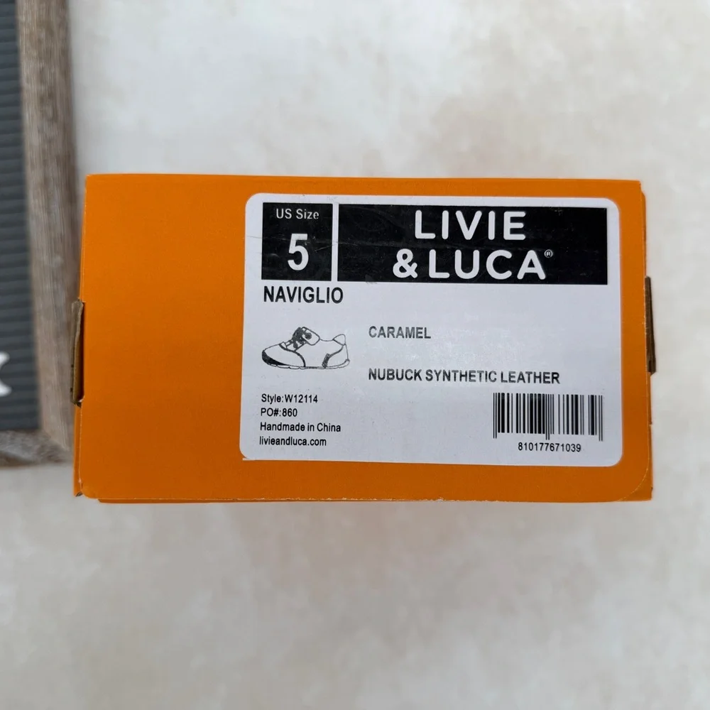 New Livie & Luca Naviglio Caramel Walker Shoes